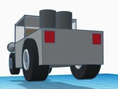 Hot Rod Truck 3D model