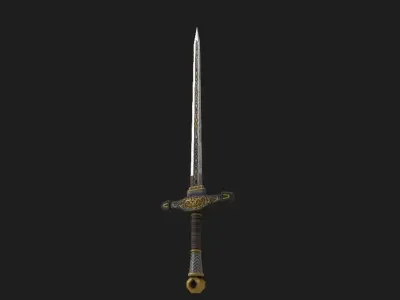 Just free sword Free low-poly 3D model
