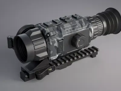 AGM Global Vision Rattler Thermal Scope Low-poly 3D model