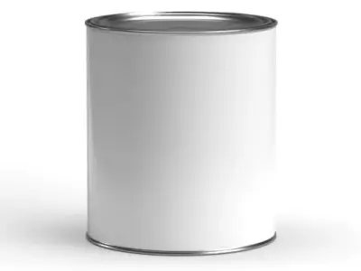 Gallon paint can with lid 3D model purchase