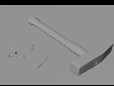 Hammer 3D model 12