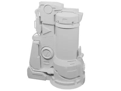 SC-FI 3D Model in blender  3D model
