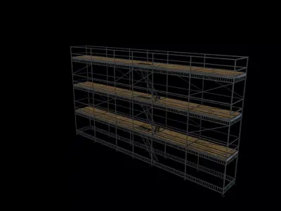 scaffold tower 04 3D model
