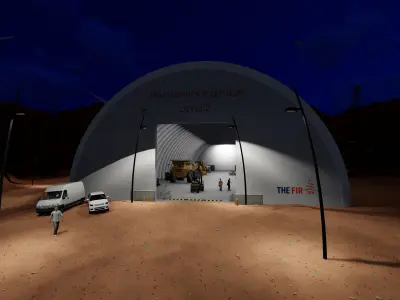 Ore Mining Scene  3D model