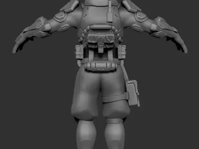 Private security forces - prototypes 3D print model
