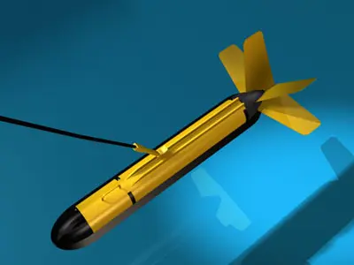 Variable depth sonar 3D model