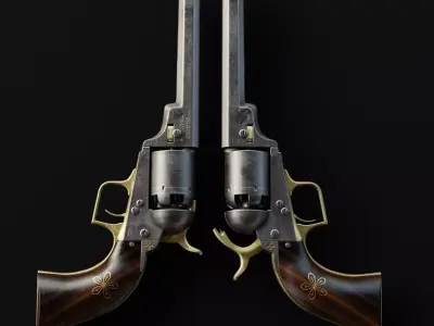 Colt Pocket Revolver 3D model