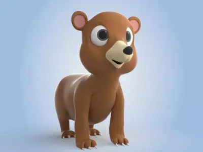 Cartoon Bear 3D model