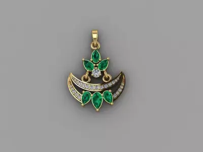 Fashion Diamond PENDANT 3D model