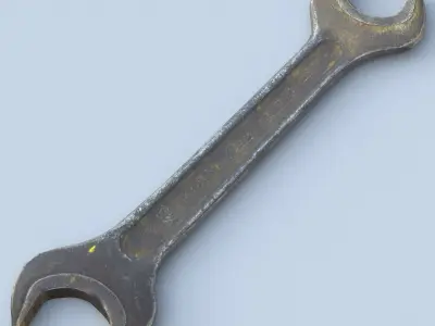 Wrench High Poly Free 3D model purchase