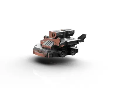 Spaceship- Tormentor Hovertank  3D print model