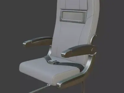 airplane seat chair 3D model purchase