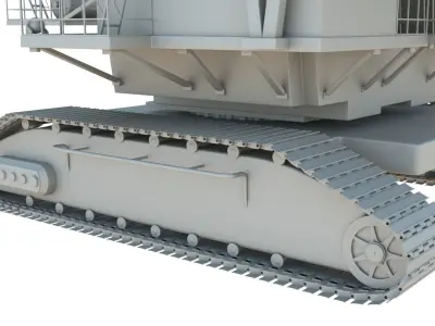 Bucket Wheel Excavator 3D model by sreerajbaburajan