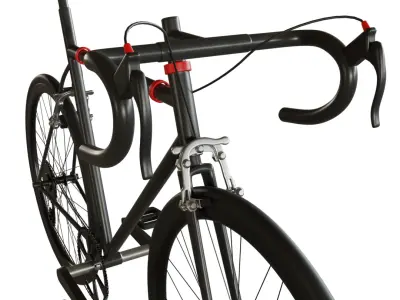 Aero Road Bike 3D model