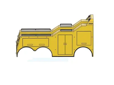 ABSCHLEPPER AUFBAU LKW TRUCK RC 3D print model