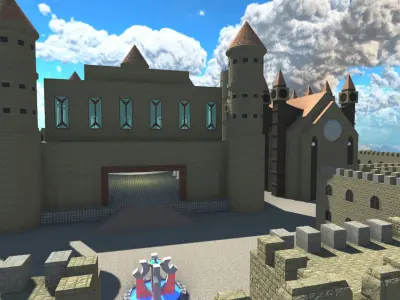 Medieval Castle Free 3D model