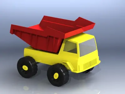 Toy Truck 3D print model get