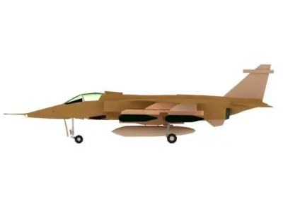 Plane Bajaguar Free 3D model