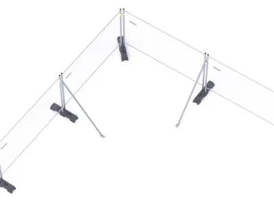 Mobile Fence 3D model