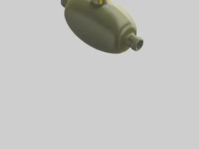 Olive Oil Bottle model 3D model