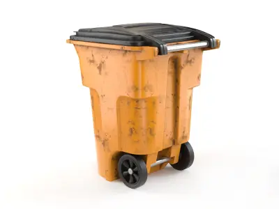 Trash Can 3D model purchase