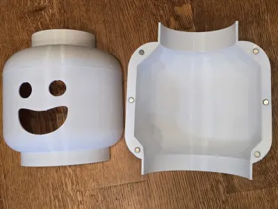 Lego Minifigure Head Helmet  3D print model