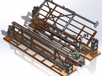 Robot  Welding Positioner 3D model