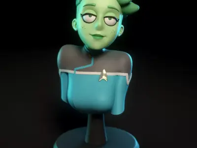DVana Tendi bust Free 3D print model