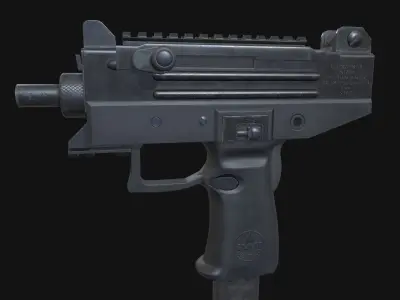UZI Pro Low-poly 3D model purchase