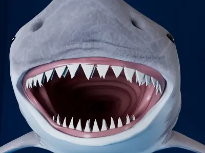 White Shark 3D model