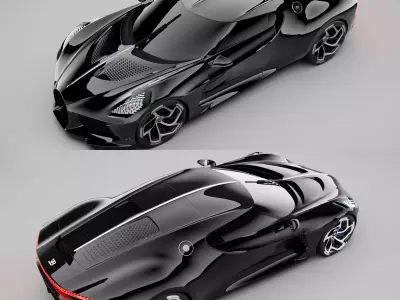 Bugatti La Voiture Noire 3D model