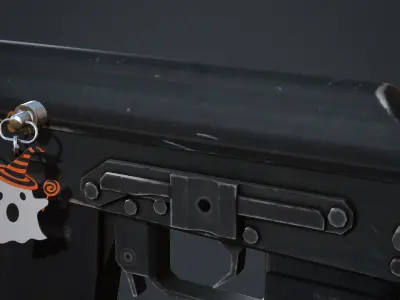 Ghost Weapon Charm - Low Poly Game Ready Low-poly 3D model