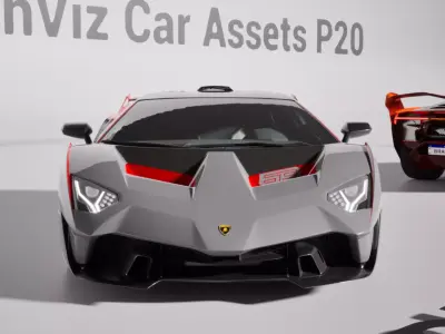 ArchViz Car Assets P20 - Unreal Engine 5 3D model