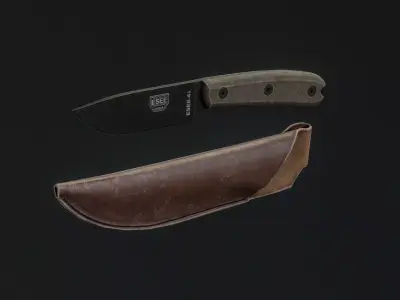 ESEE Model 4 Low-poly 3D model