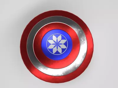 Shield For game Free low-poly 3D model