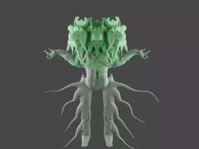 Alien Octo 3D model
