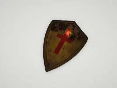 Game asset Antique Warriors Shield 3D model