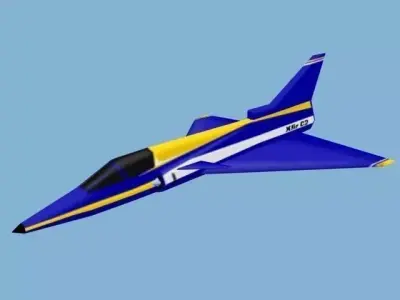 plane7 fighter jet 3D model