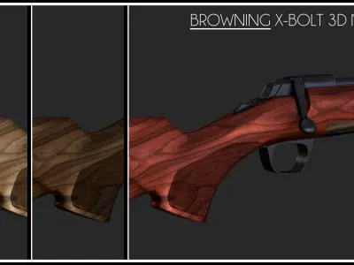 Browning X-Bolt Free 3D model