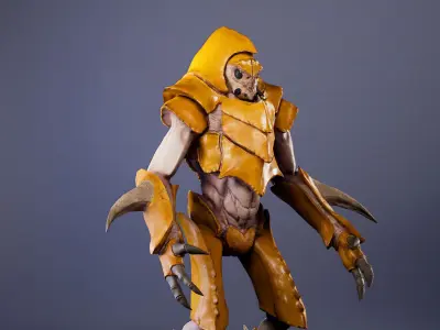 Insect creature 2 Low-poly 3D model
