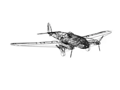 AIRCRAFT HEINKE 3D model