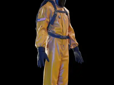 Hazmat suit 3D model