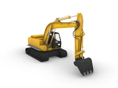 Excavator 3D model buy