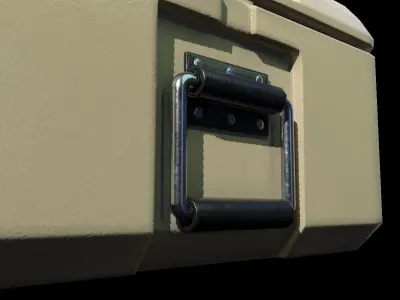Medic Case PBR Low-poly 3D model