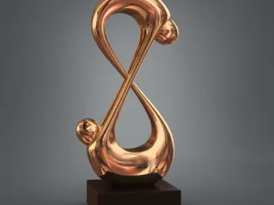 Abstract  Figurine  3D print model