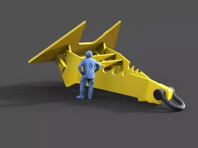 Offshore Anchor Typ G 3D print model