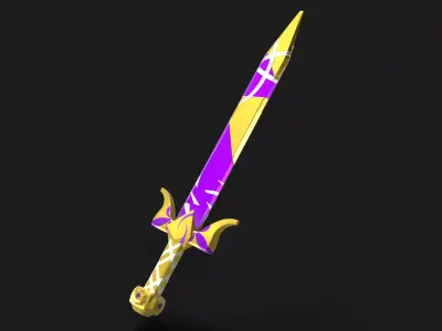 Royal Fantasy Sword 3D model