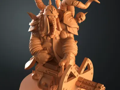 Traitor support Ogres x3 3D print model