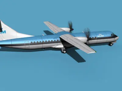 ATR  ATR-72-600 KLM 3D model