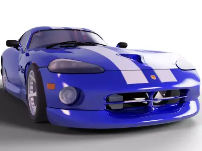 Dodge Viper GTS American Venom 3D print model